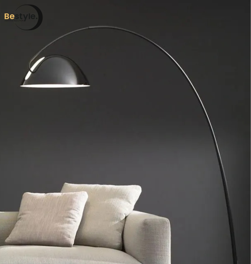 Glass floor lamp